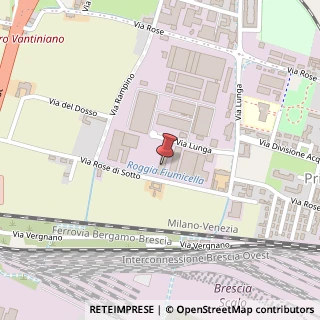 Mappa Via Rose di Sotto, 36, 25126 Brescia, Brescia (Lombardia)