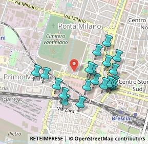 Mappa Via Cassala, 25126 Brescia BS, Italia (0.4375)