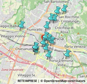 Mappa Via Cassala, 25126 Brescia BS, Italia (1.44875)