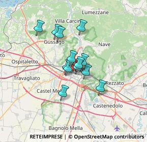 Mappa Via Cassala, 25126 Brescia BS, Italia (4.49538)