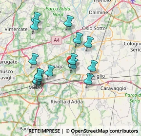 Mappa Via Don Giovanni Minzoni, 20062 Cassano d'Adda MI, Italia (6.792)