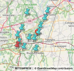 Mappa Via Don Giovanni Minzoni, 20062 Cassano d'Adda MI, Italia (6.73615)