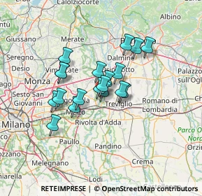 Mappa Via Don Giovanni Minzoni, 20062 Cassano d'Adda MI, Italia (9.79053)