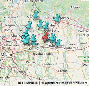 Mappa Via Don Giovanni Minzoni, 20062 Cassano d'Adda MI, Italia (11.0255)