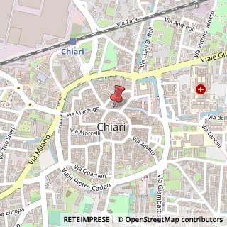 Mappa Via XXVI Aprile, 14, 25032 Chiari, Brescia (Lombardia)
