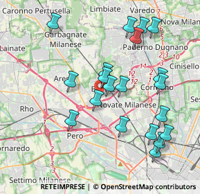 Mappa Via Don Luigi Uboldi, 20021 Bollate MI, Italia (3.977)