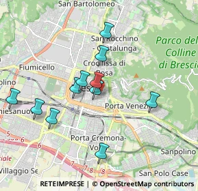 Mappa Via Tosio, 25121 Brescia BS, Italia (1.71727)