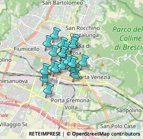 Mappa Via Tosio, 25121 Brescia BS, Italia (1.027)