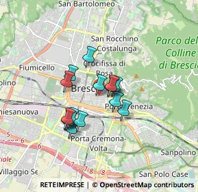 Mappa Via Tosio, 25121 Brescia BS, Italia (1.24)