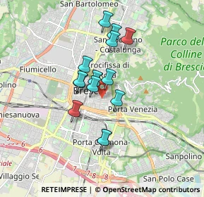 Mappa Via Tosio, 25121 Brescia BS, Italia (1.33857)