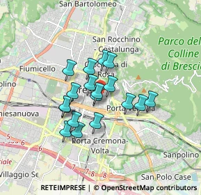Mappa Via Tosio, 25121 Brescia BS, Italia (1.25056)