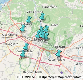 Mappa Via Tosio, 25121 Brescia BS, Italia (4.57385)