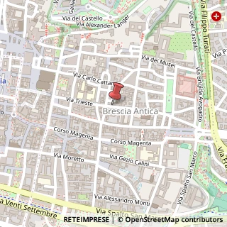 Mappa Via Trieste, 25, 25121 Brescia, Brescia (Lombardia)