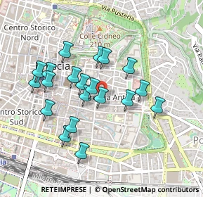 Mappa Via Tosio, 25121 Brescia BS, Italia (0.4105)