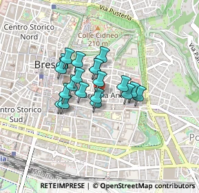 Mappa Via Tosio, 25121 Brescia BS, Italia (0.286)