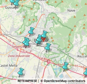 Mappa Via Tosio, 25121 Brescia BS, Italia (4.78231)