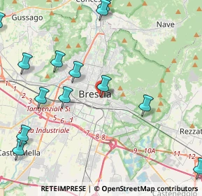Mappa Via Tosio, 25121 Brescia BS, Italia (5.695)