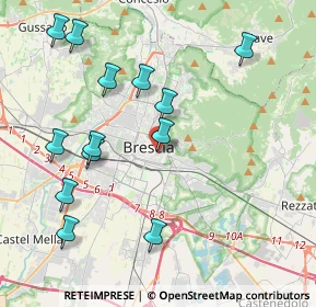 Mappa Via Tosio, 25121 Brescia BS, Italia (4.39538)