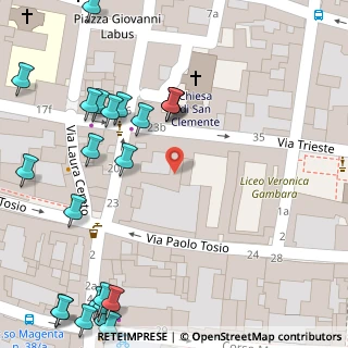 Mappa Via Tosio, 25121 Brescia BS, Italia (0.07826)