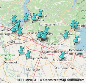 Mappa Via Tosio, 25121 Brescia BS, Italia (15.5535)