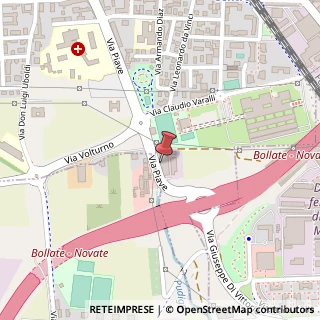 Mappa Via Piave, 67, 20021 Bollate, Milano (Lombardia)