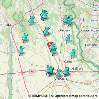 Mappa 33 Momo Via Bellinzago, 28015 Momo NO, Italia (8.433)