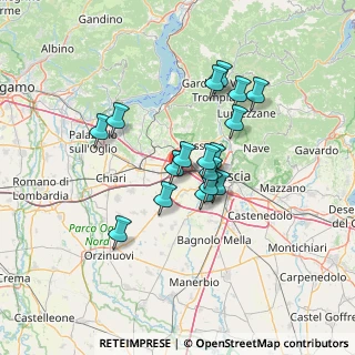 Mappa Via dell'Industria, 25039 Travagliato BS, Italia (10.74)