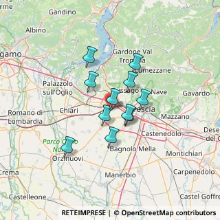 Mappa Via dell'Industria, 25039 Travagliato BS, Italia (9.66)