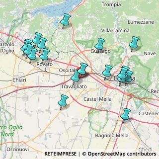 Mappa Via dell'Industria, 25039 Travagliato BS, Italia (8.823)