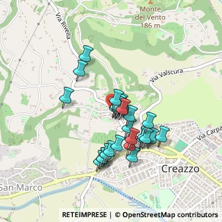Mappa Via S. Ulderico, 36051 Creazzo VI, Italia (0.35862)
