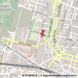 Mappa Viale Italia, 31, 25126 Brescia, Brescia (Lombardia)