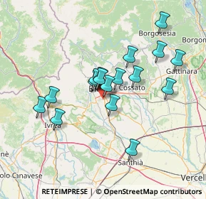 Mappa Via Pietro Micca, 13894 Gaglianico BI, Italia (12.22882)