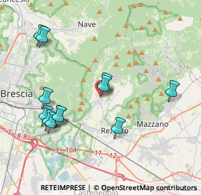 Mappa Via Carini, 25082 Botticino BS, Italia (4.09083)