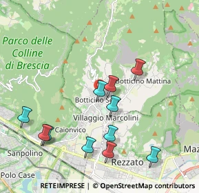 Mappa Via Francesco Carini, 25082 Botticino BS, Italia (2.06091)