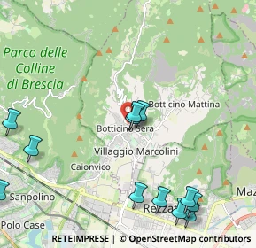 Mappa Via Francesco Carini, 25082 Botticino BS, Italia (2.62417)