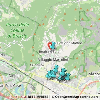 Mappa Via Francesco Carini, 25082 Botticino BS, Italia (2.45818)