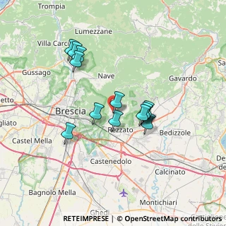 Mappa Via Carini, 25082 Botticino BS, Italia (5.98)