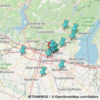 Mappa Via Francesco Carini, 25082 Botticino BS, Italia (10.77)