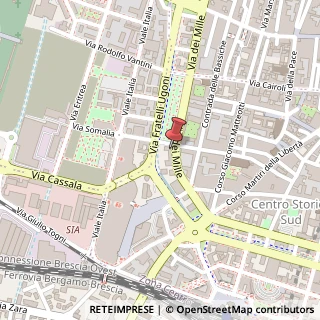 Mappa Via dei Mille, 14, 25122 Brescia, Brescia (Lombardia)