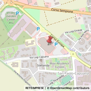 Mappa Via Luigi Capuana, 126, 20017 Rho, Milano (Lombardia)