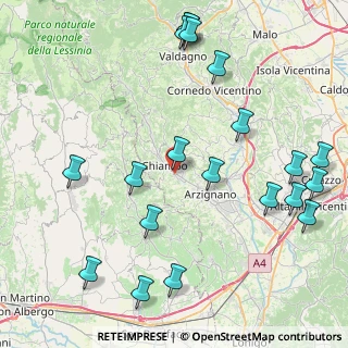 Mappa Via Cima Telegrafo, 36072 Chiampo VI, Italia (10.4015)