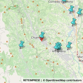 Mappa Via Cima Telegrafo, 36072 Chiampo VI, Italia (5.86909)
