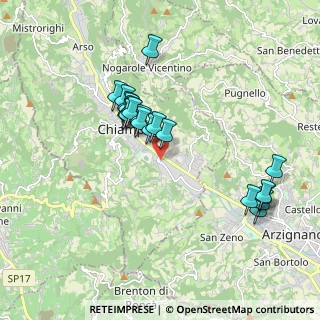 Mappa Via Cima Telegrafo, 36072 Chiampo VI, Italia (1.7325)