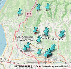 Mappa Via Vaio, 37022 Fumane VR, Italia (9.1195)