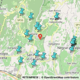 Mappa Via Vaio, 37022 Fumane VR, Italia (2.644)