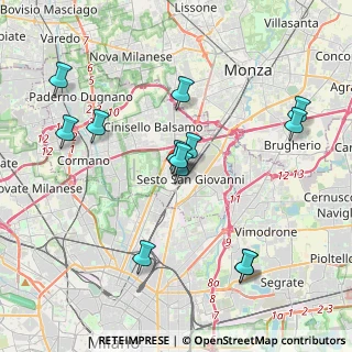 Mappa Via Risorgimento, 20099 Sesto San Giovanni MI, Italia (3.92231)