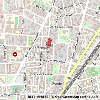 Mappa Via Risorgimento,  167, 20099 Sesto San Giovanni, Milano (Lombardia)
