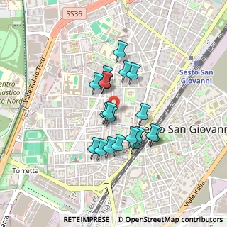 Mappa Via Risorgimento, 20099 Sesto San Giovanni MI, Italia (0.3315)