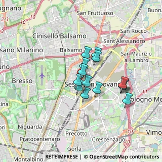 Mappa Via Nazario Sauro, 20099 Sesto San Giovanni MI, Italia (1.23)