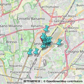 Mappa Via Nazario Sauro, 20099 Sesto San Giovanni MI, Italia (0.85692)